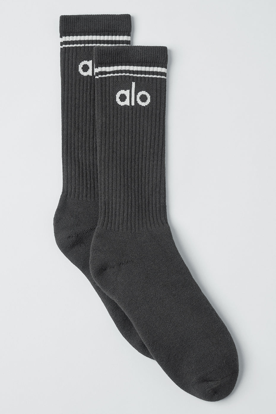 Chaussettes Unisexes Throwback- Anthracite/Blanc