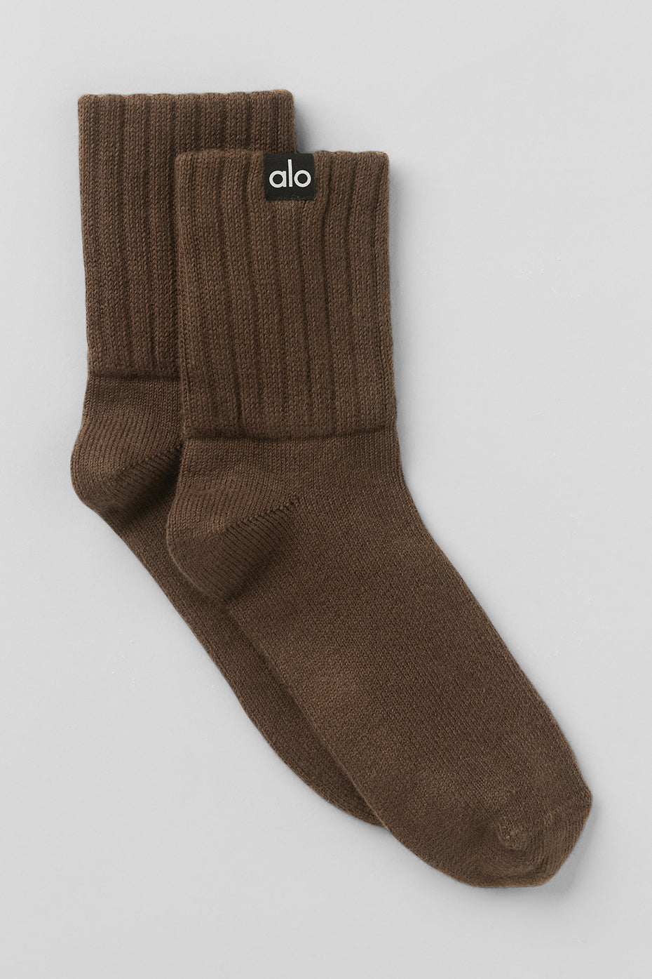 Chaussettes Mi-Hautes Unisexes Scrunch - Espresso