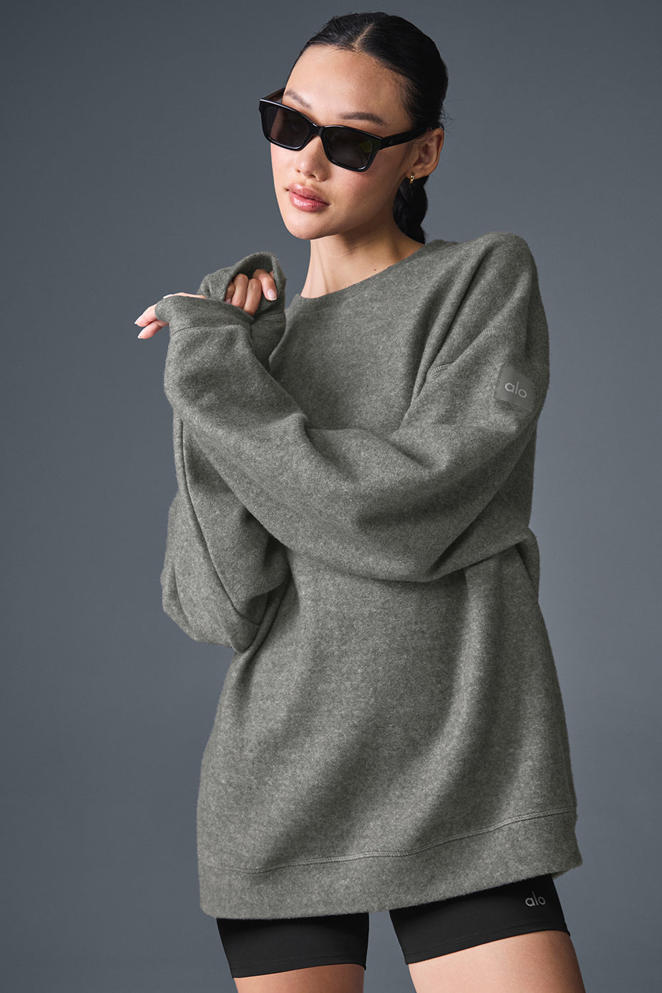 Sweat-Shirt Col Ras-Du-Cou Triumph Restore - Grey Triblend