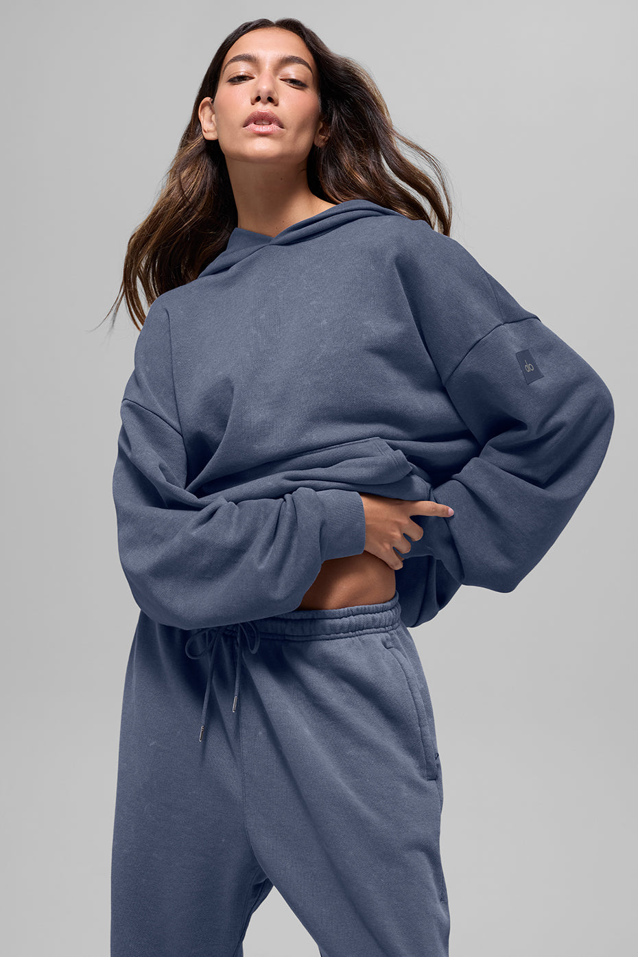 Sweat À Capuche Effet Délavé Chill Vintage - Bluestone Wash