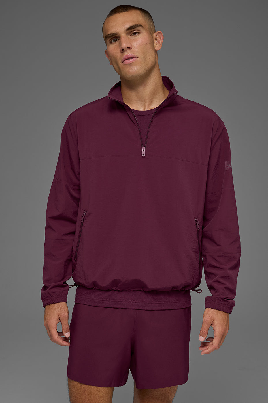 Pull Léger Takeaway Track - Burgundy