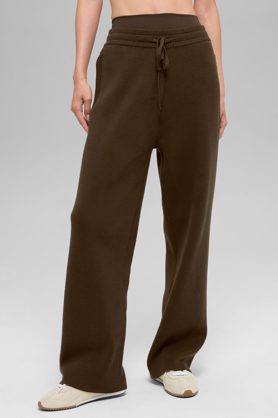 Pantalon De Survêtement Coupe Droite Scholar - Espresso