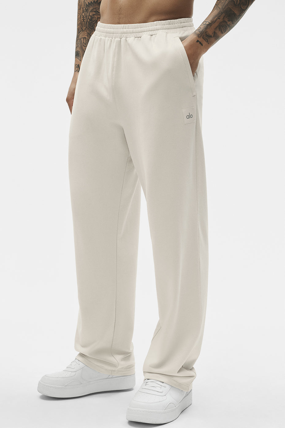 Pantalon Coupe Droite Double Take - Bone
