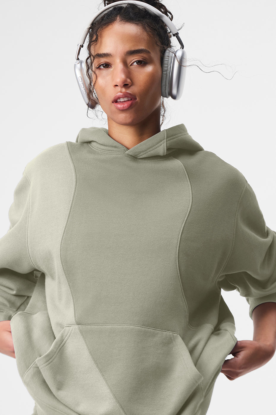 Sweat à capuche Make Waves - Limestone Tonal