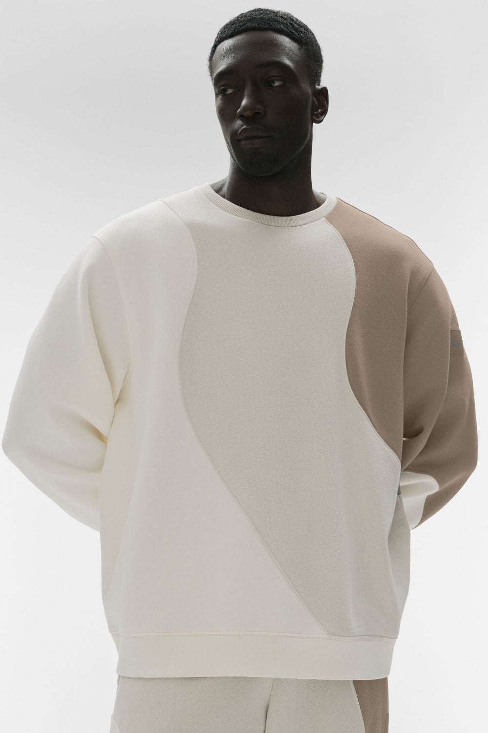 Pull Col Ras-Du-Cou Make Waves - Ivory/Bone/Gravel