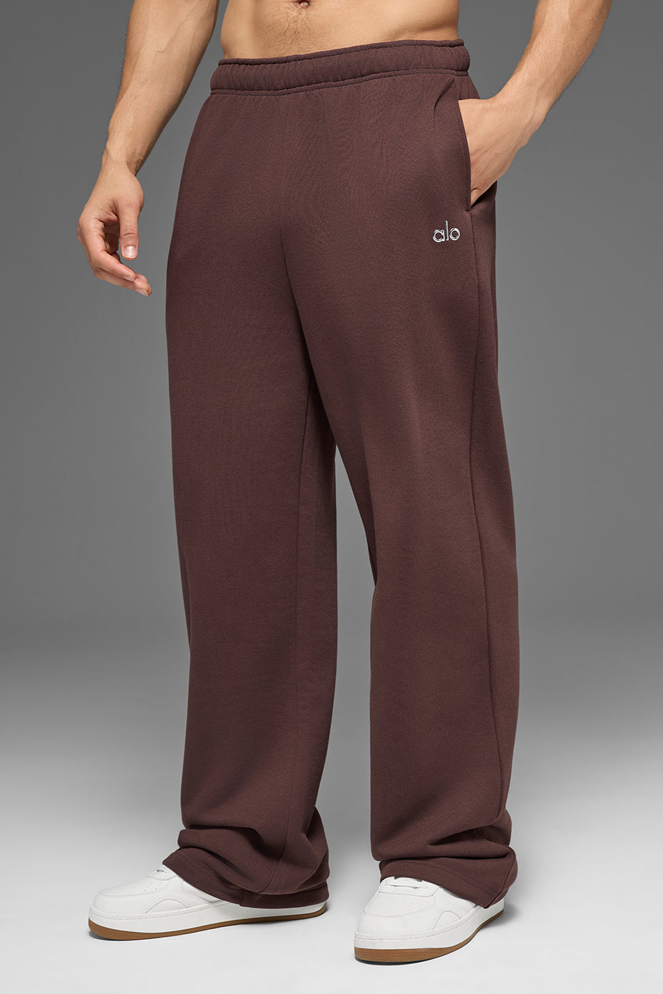 Pantalon De Survêtement Coupe Droite Accolade - Brownstone