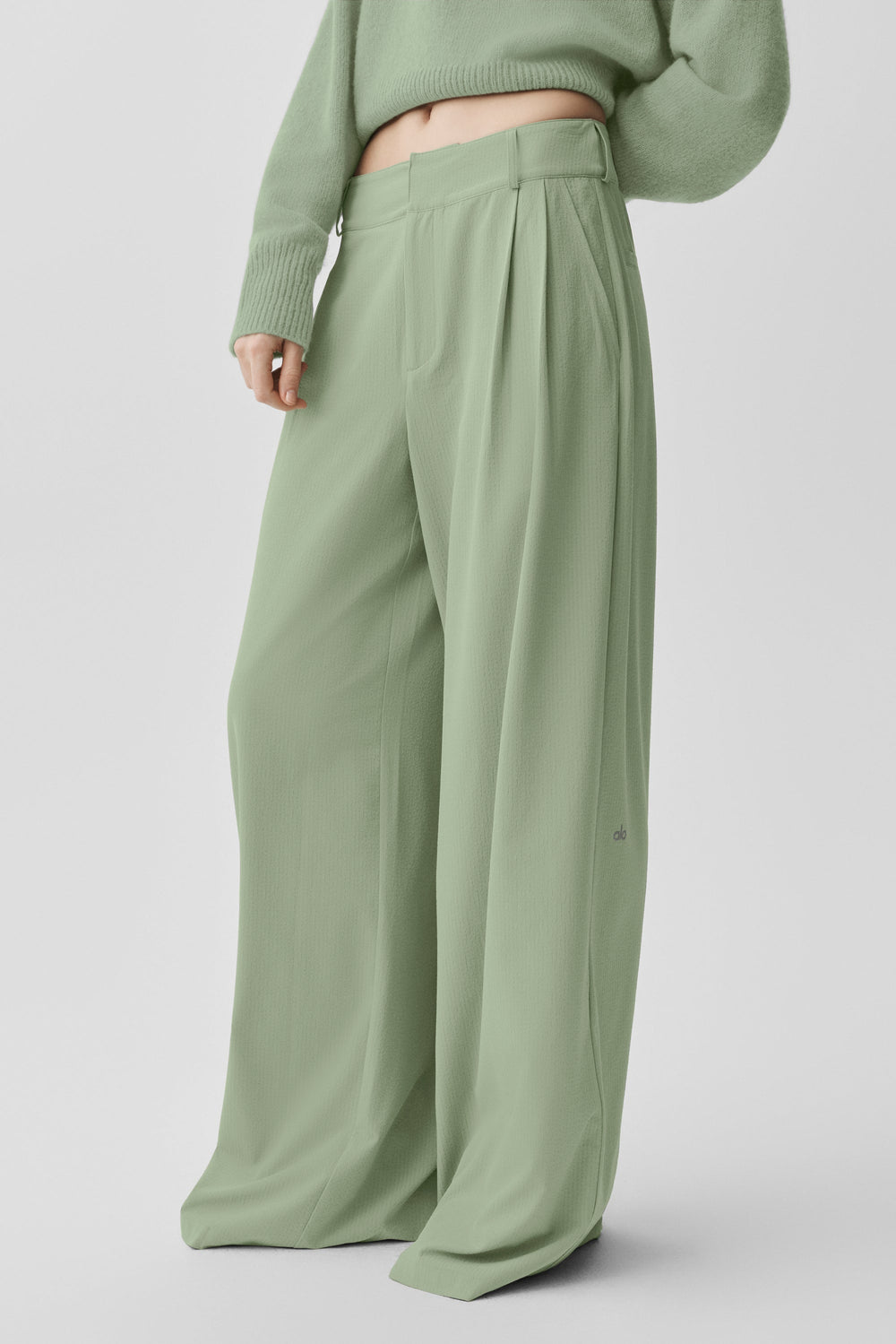 Pantalon Taille Haute Dreamscape (long) - Dune Grass