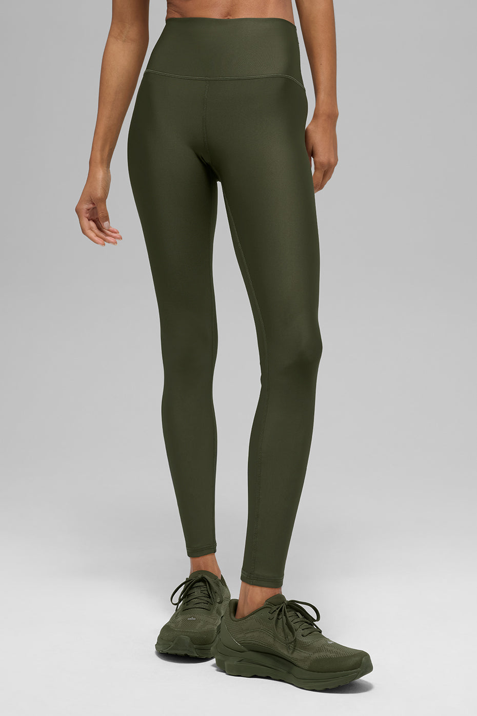 Legging Airlift taille haute 7/8 - Vert olive