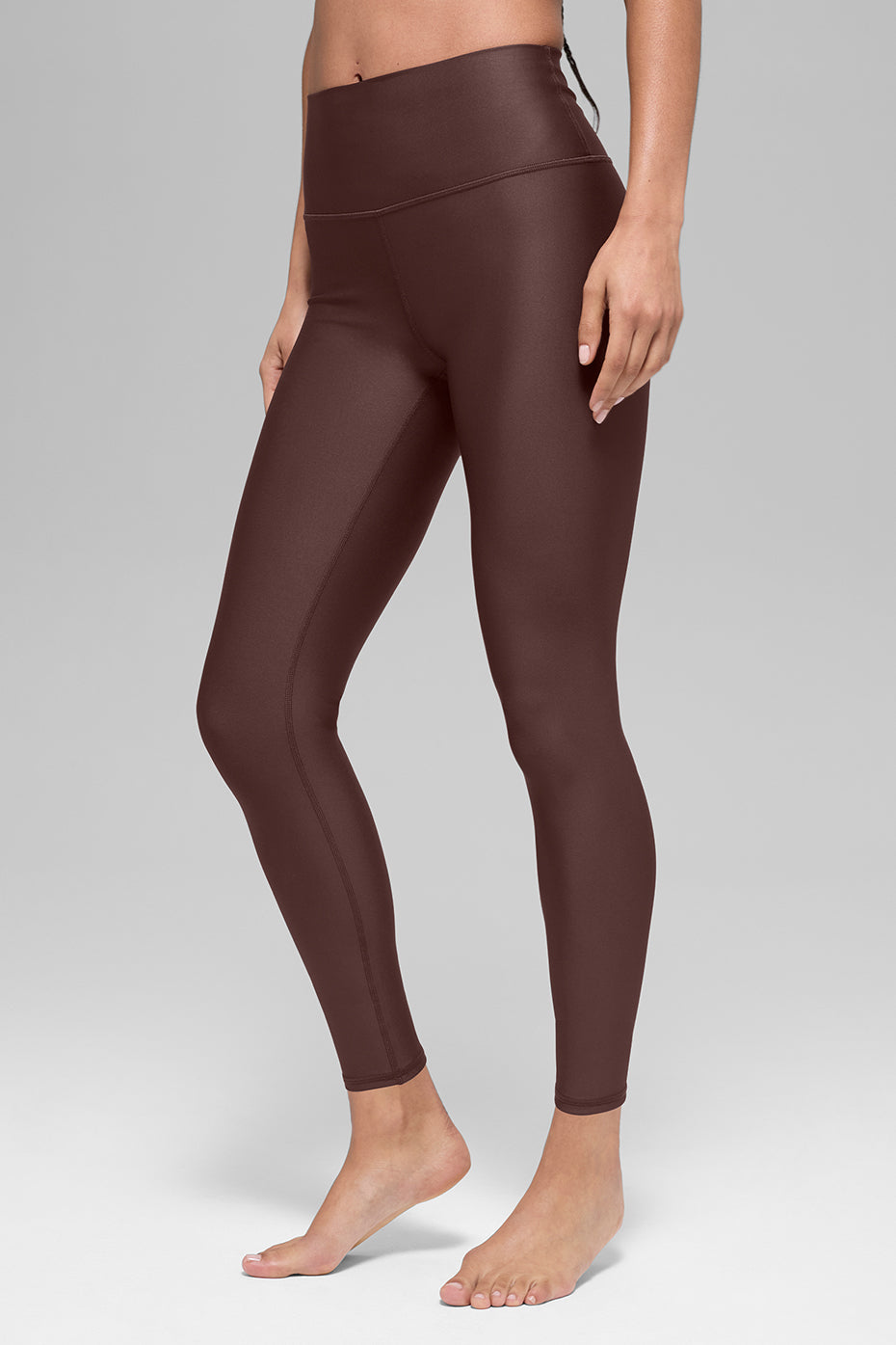 Legging Airlift taille haute 7/8 - Brownstone