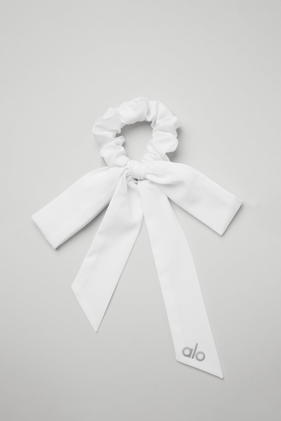 Chouchou Avec Nœud Love Knots - Blanc