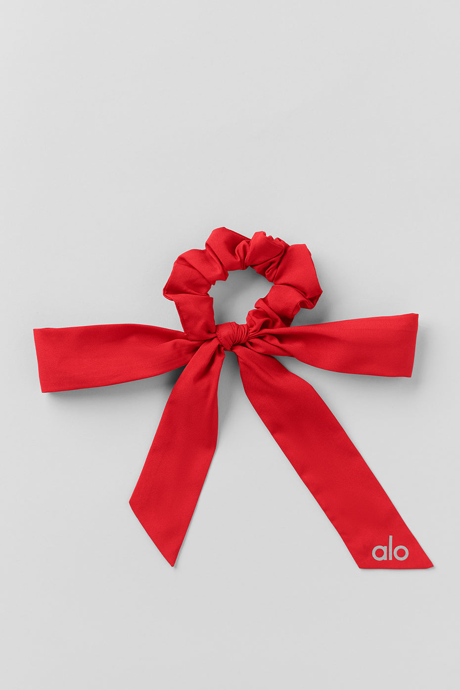 Chouchou Avec Nœud Love Knots - Bright Red