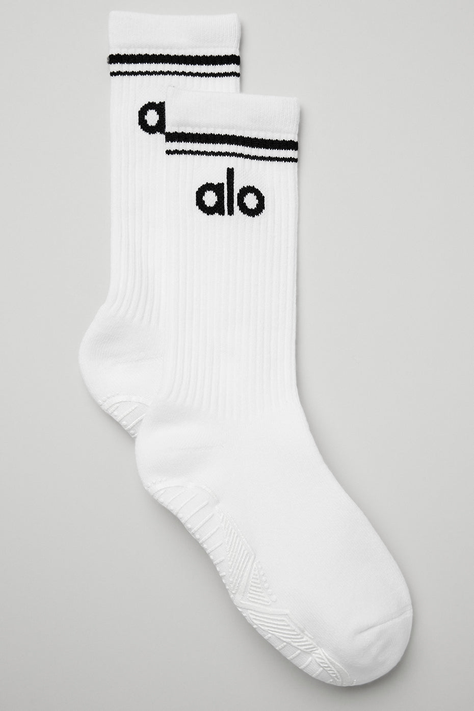 Chaussettes Barre Throwback Pour Femmes - Blanc/Noir