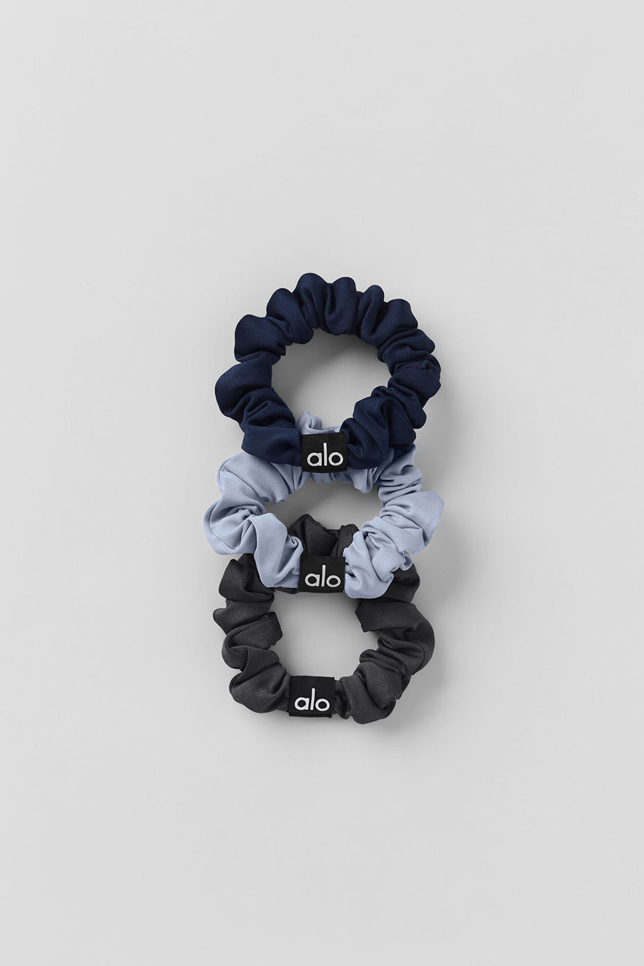 Lot De 3 Mini Chouchous Fresh - Winter Frost/Navy/Anthracite