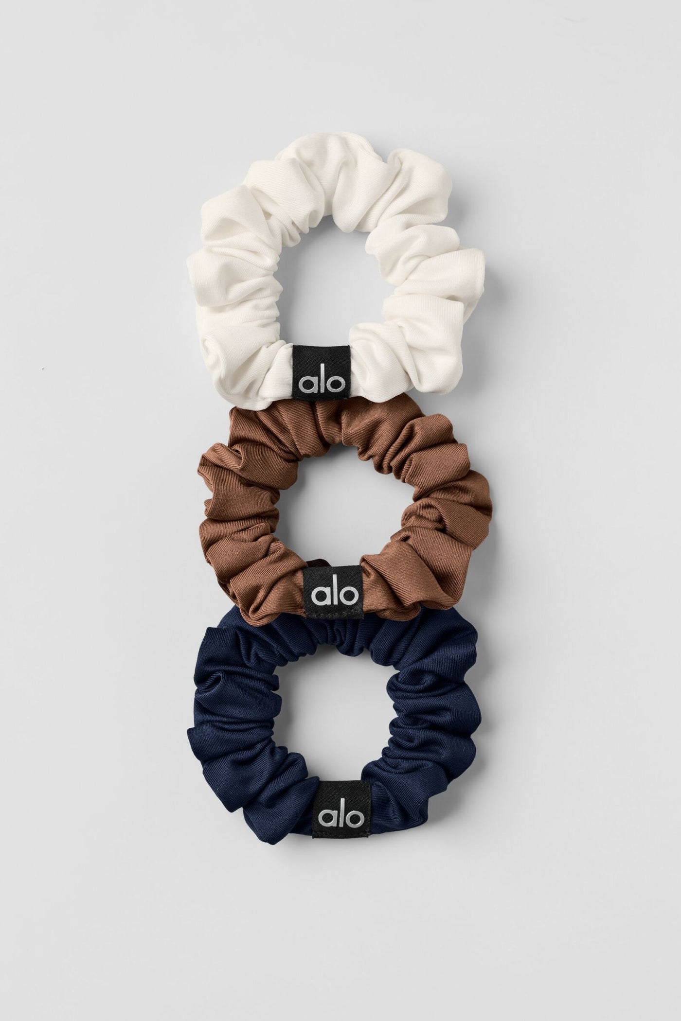 Lot De 3 Mini Chouchous Fresh - Sun Kissed Brown/Ivory/Navy