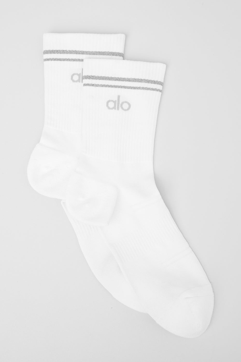 Chaussettes Techniques Mi-Hautes Unisexes - Blanc