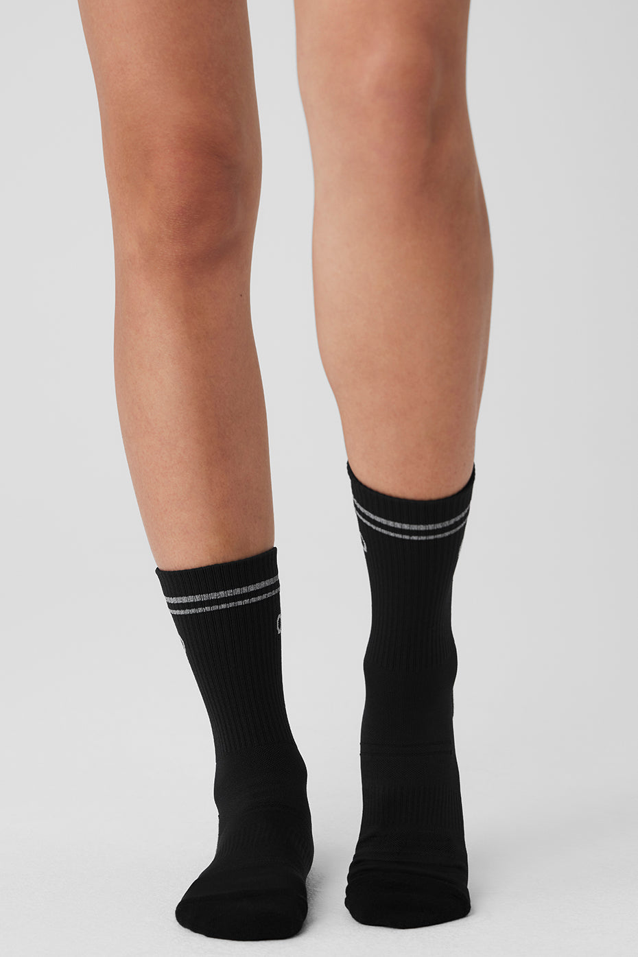 Chaussettes Techniques Mi-Hautes Unisexes - Noir