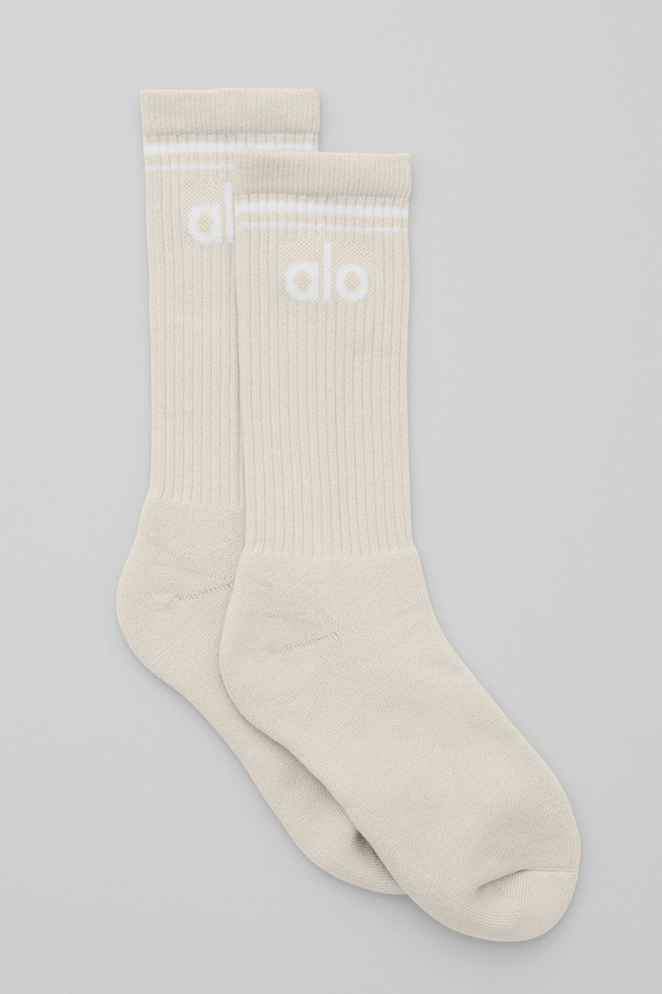Chaussettes Unisexes Throwback - Bone/Blanc