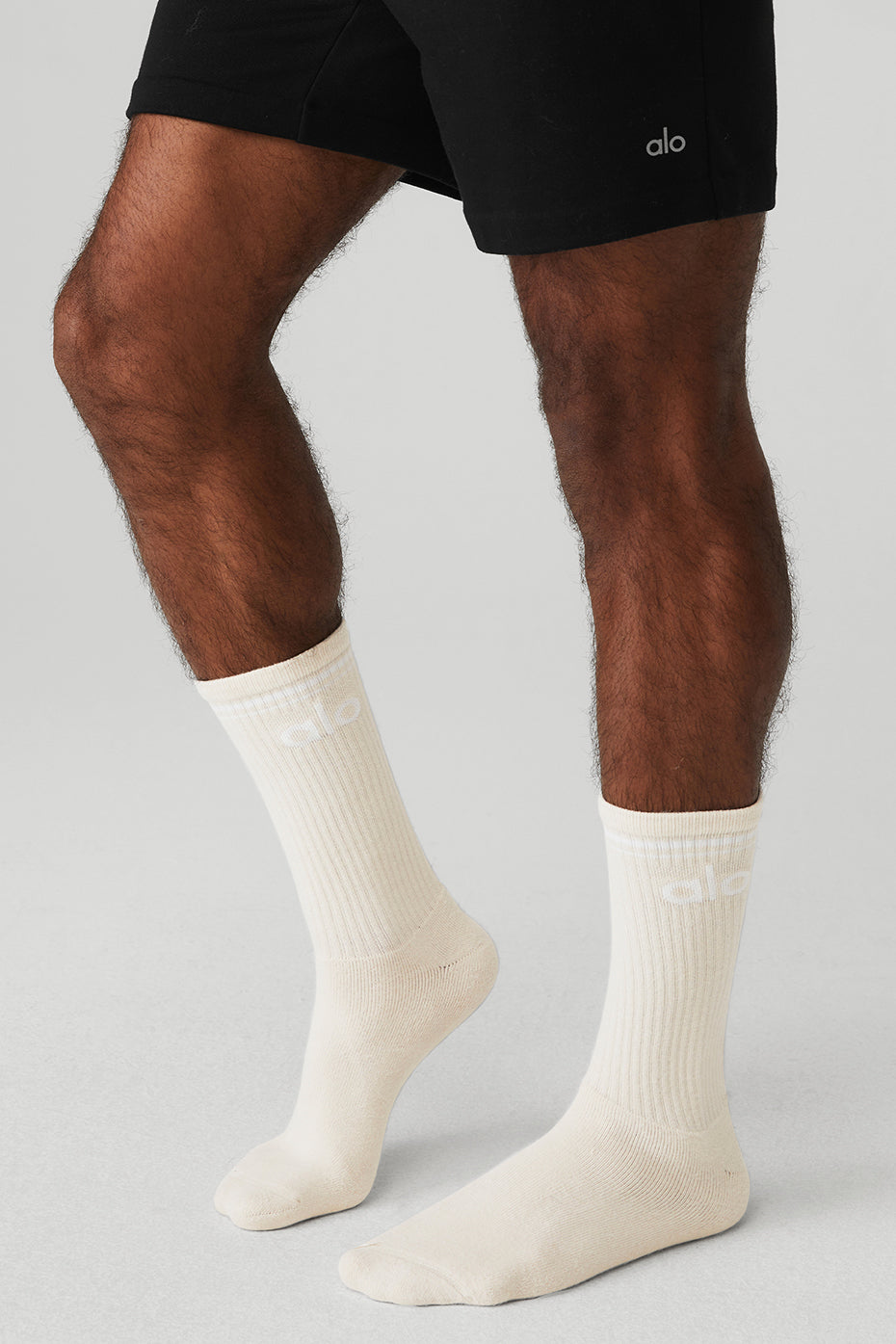 Chaussettes Unisexes Throwback - Bone/Blanc