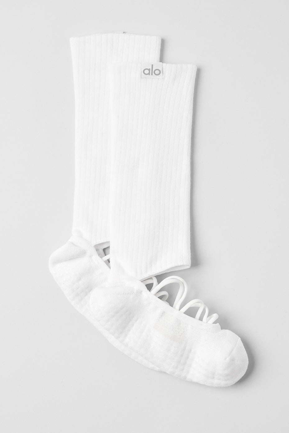 Chaussettes Anti-Dérapantes Strappy Siren Pour Femmes - Blanc