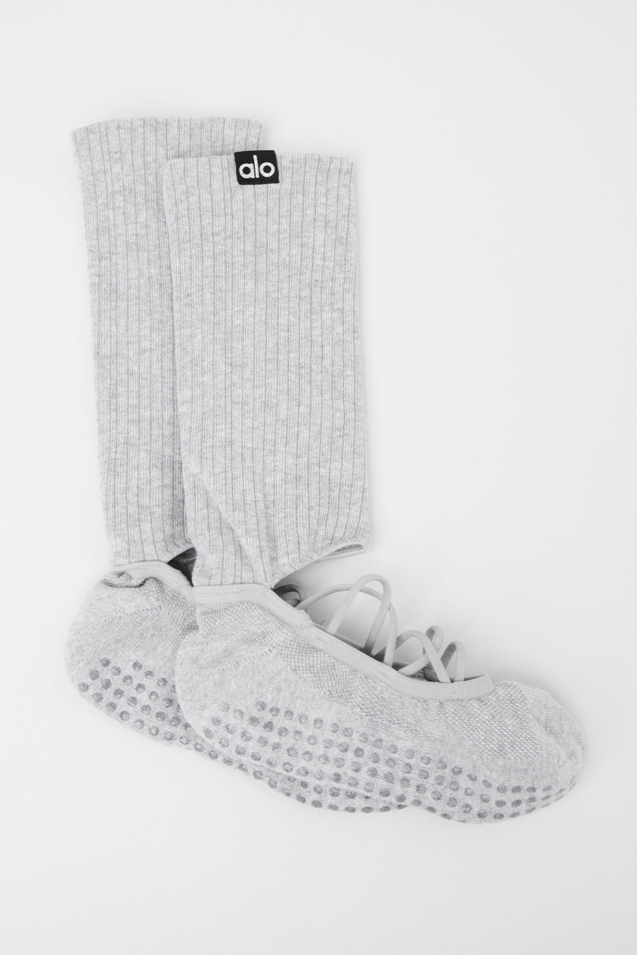 Chaussettes Anti-Dérapantes Strappy Siren Pour Femmes - Athletic Heather Grey