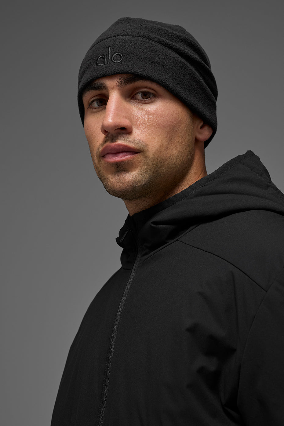 Bonnet En Polaire Technique - Noir/Noir