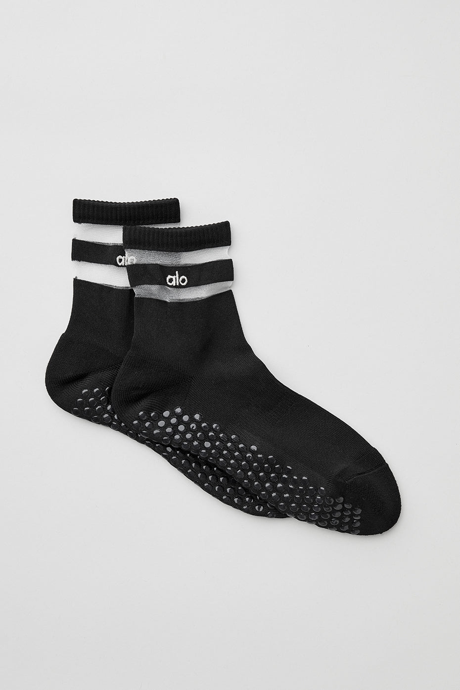 Chaussettes Anti-Dérapantes Pulse Pour Femmes - Noir