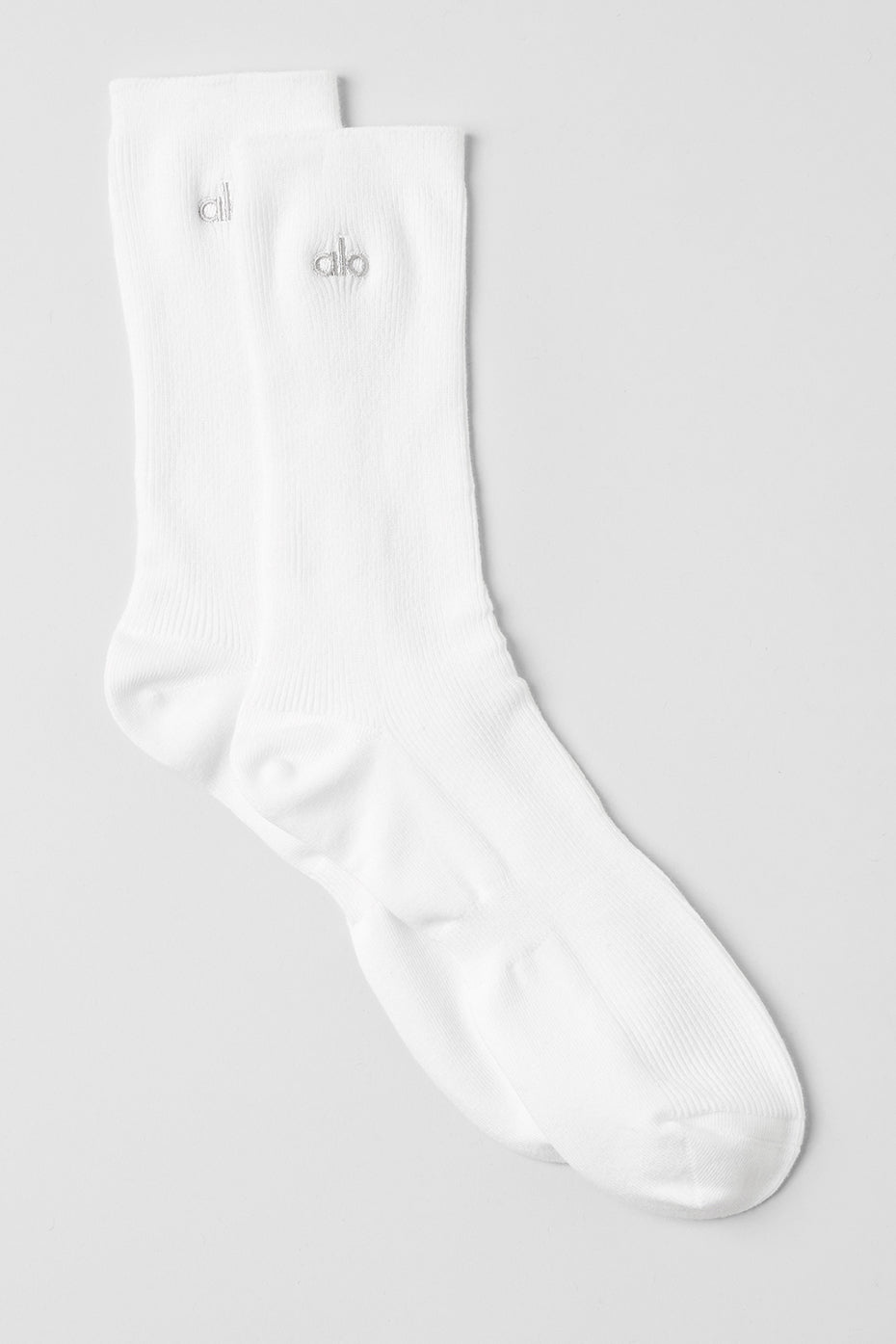 Chaussettes Mi-Hautes Unisexes Understated - Blanc