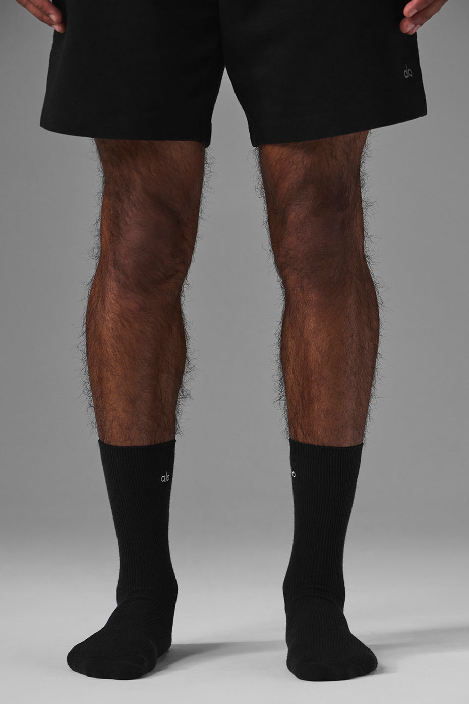 Chaussettes Mi-Hautes Unisexes Understated - Noir