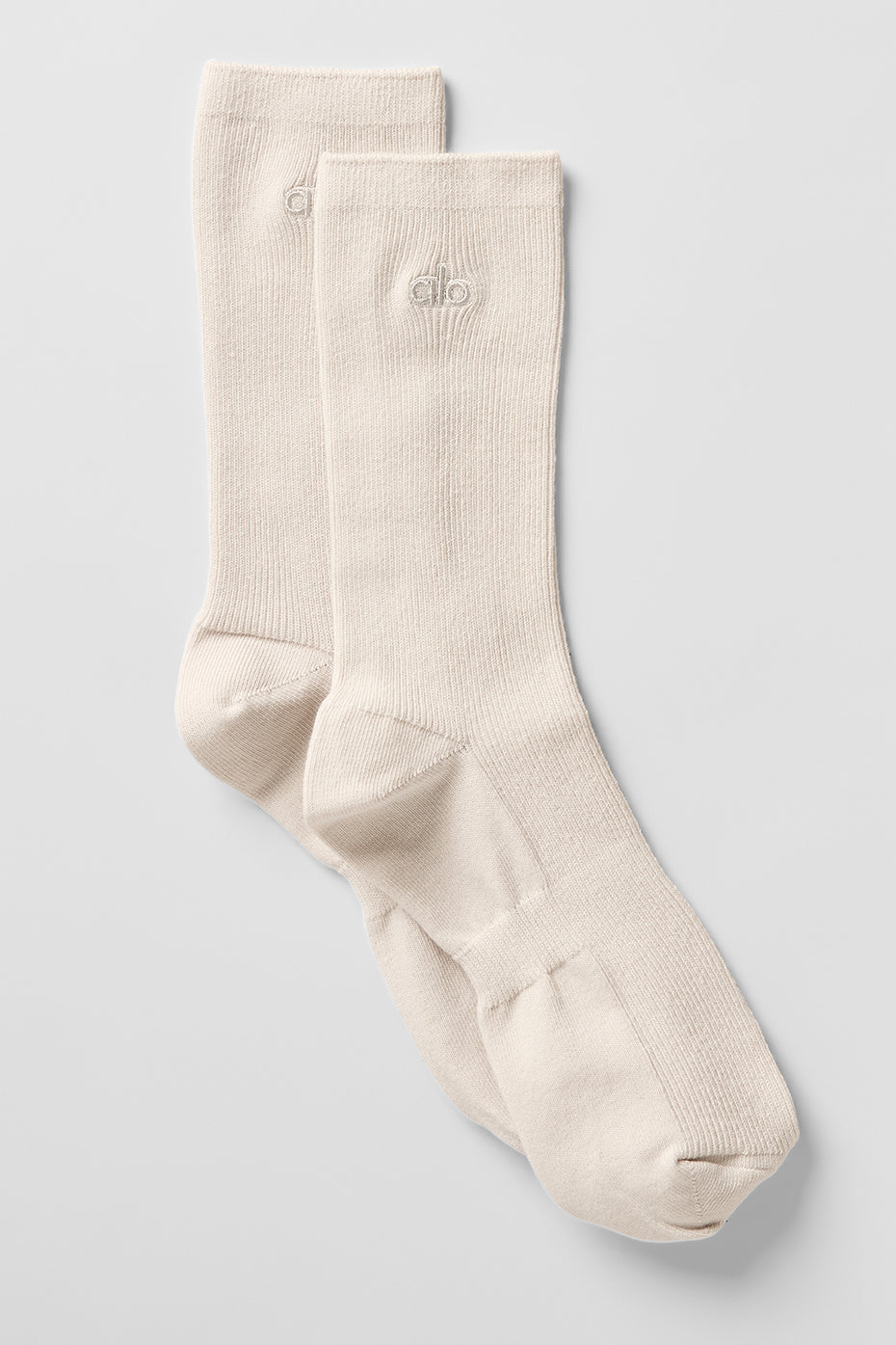Chaussettes Mi-Hautes Unisexes Understated - Bone