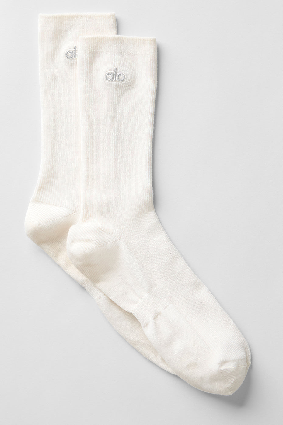 Chaussettes Mi-Hautes Unisexes Understated - Ivory