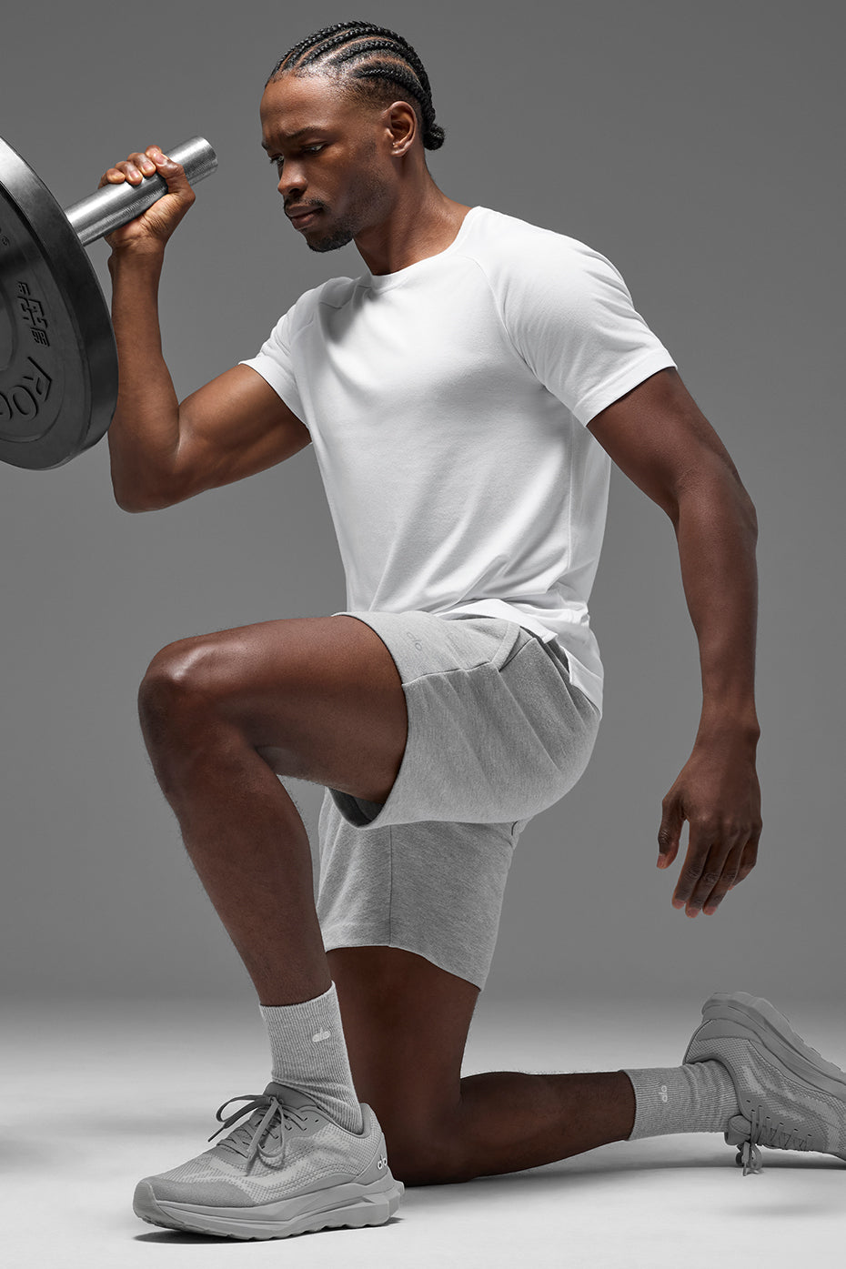 Chaussettes Mi-Hautes Unisexes Understated - Athletic Heather Grey