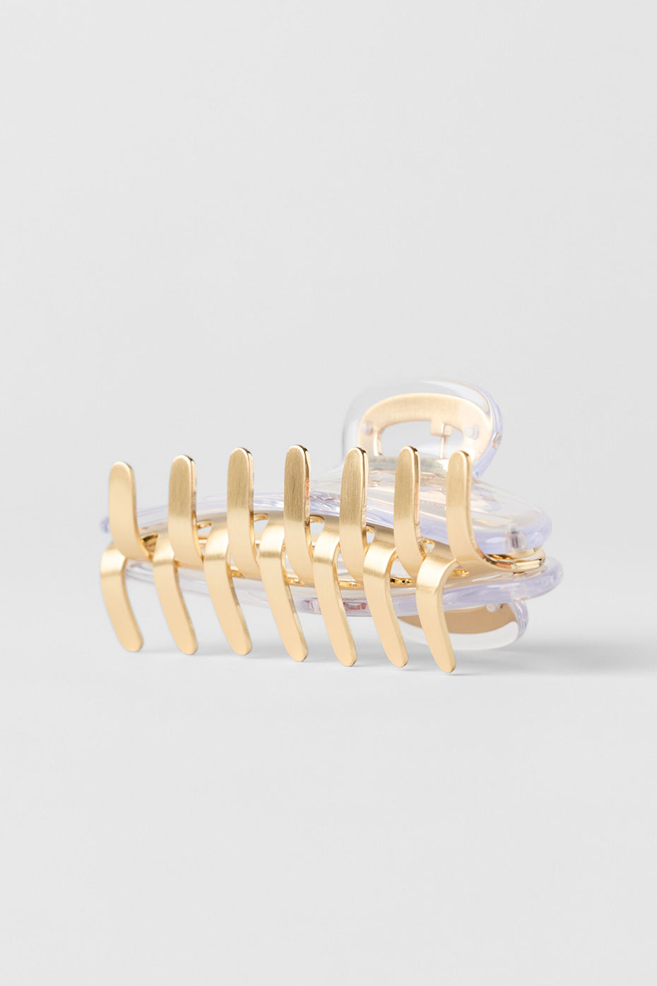 Pince Acrylique Illusion - Clear/Brushed Gold