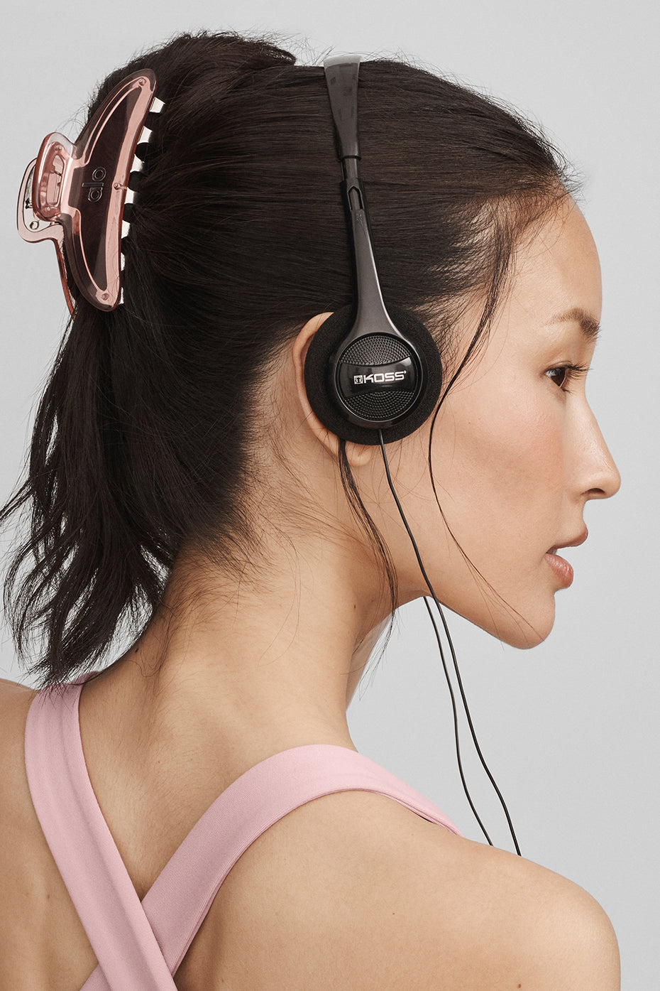 Pince Acrylique Illusion - Vintage Pink/Chrome