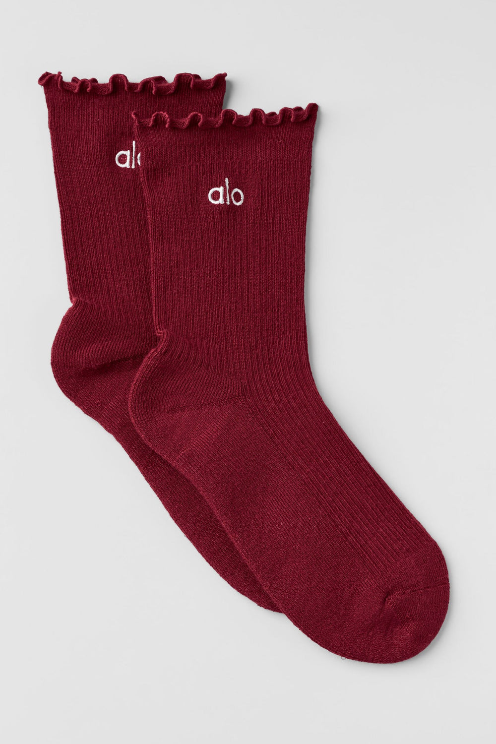 Chaussettes Lettuce Edge Pour Femmes - Summer Romance Red