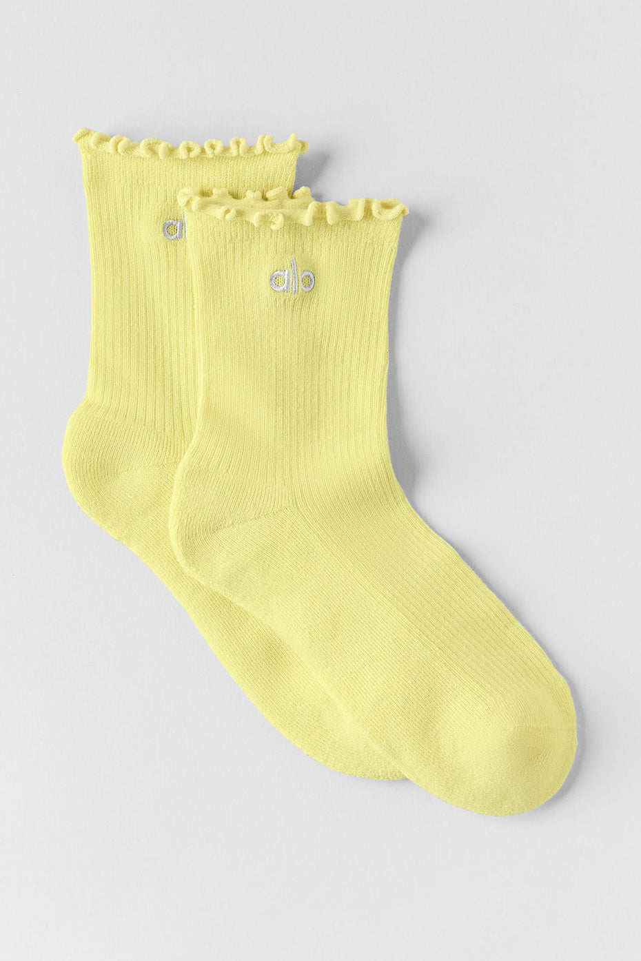Chaussettes Lettuce Edge Pour Femmes - Sunshine