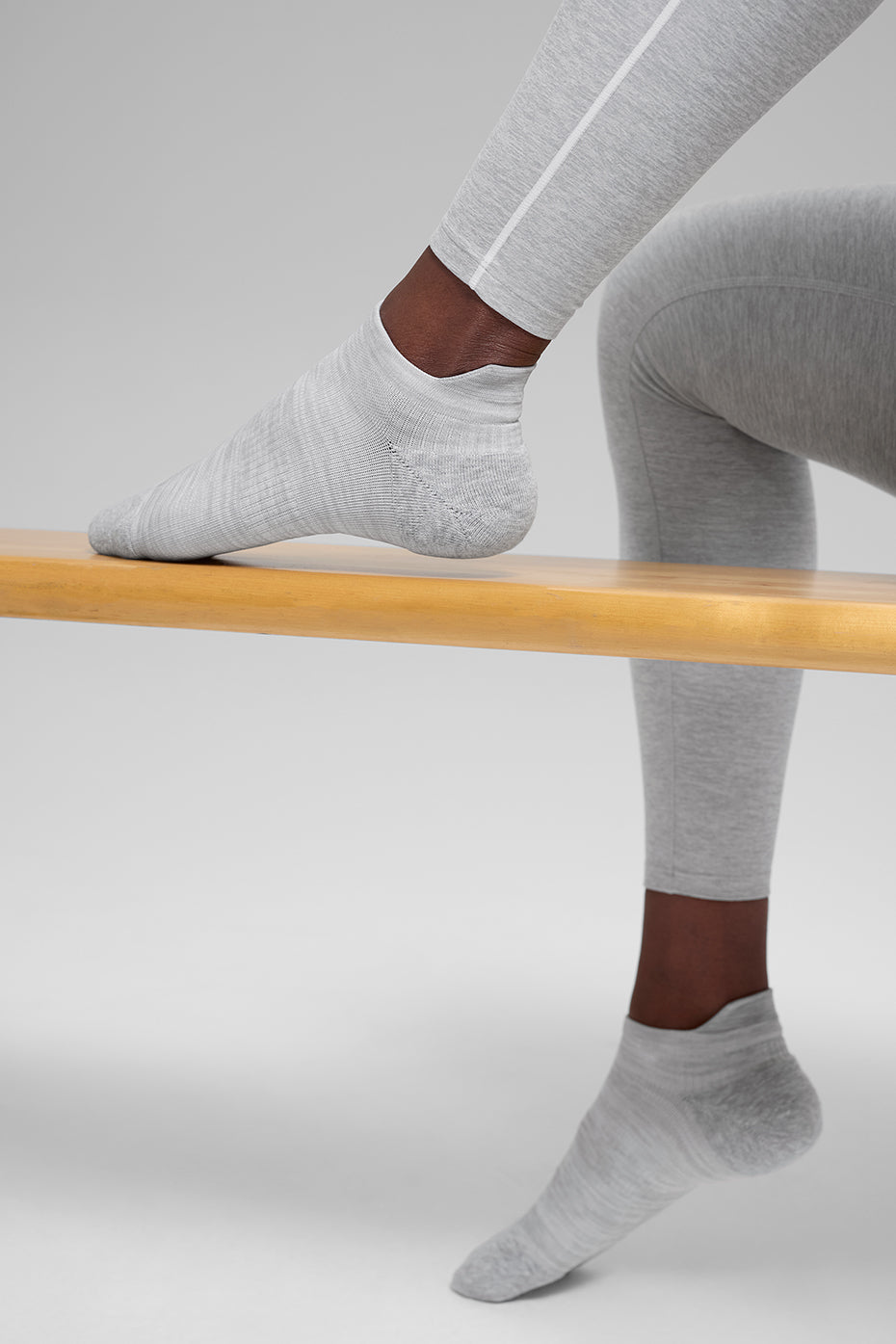 Chaussettes Techniques Basses Unisexes - Athletic Heather Grey