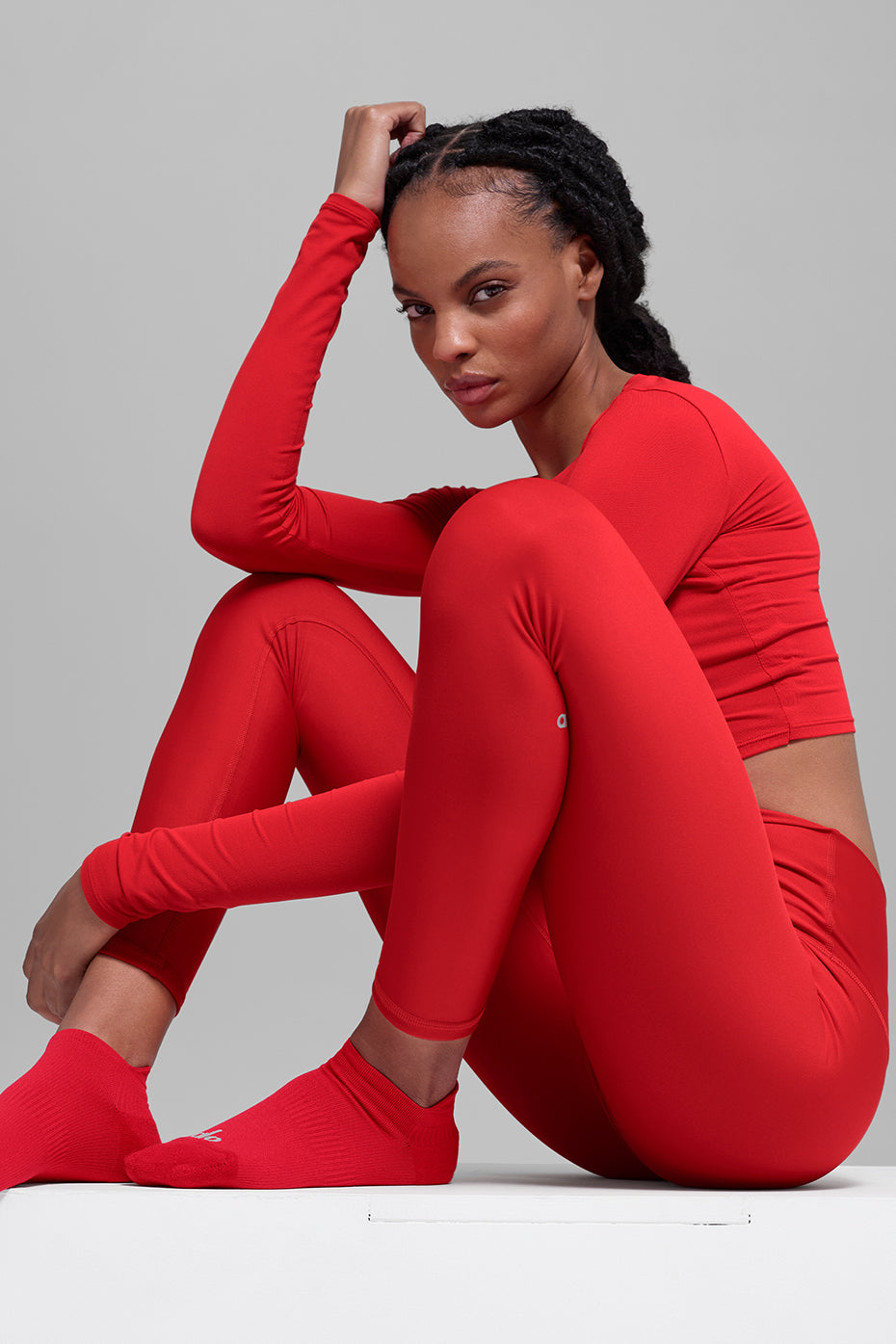 Chaussettes Techniques Basses Unisexes - Bright Red