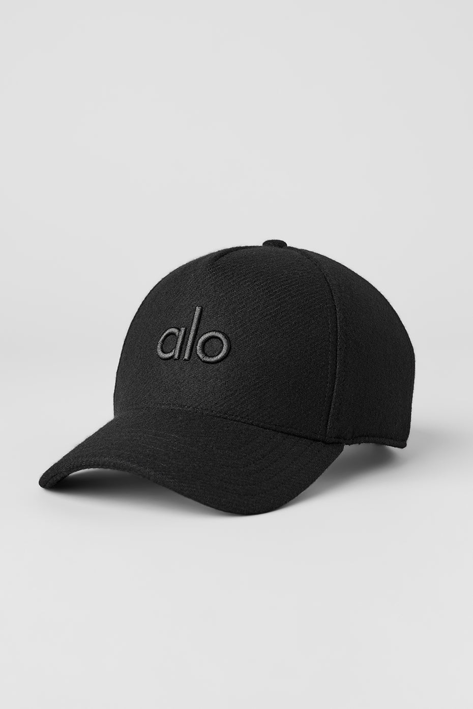 Casquette District Trucker En Laine Mélangée - Noir