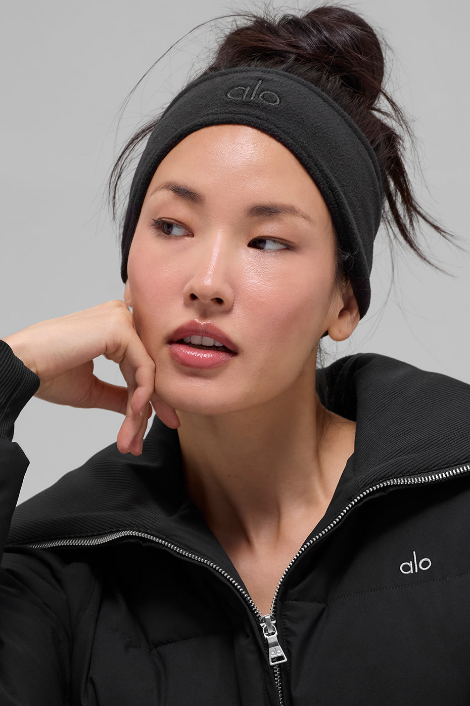 Cache-Oreilles Polar Fleece - Noir