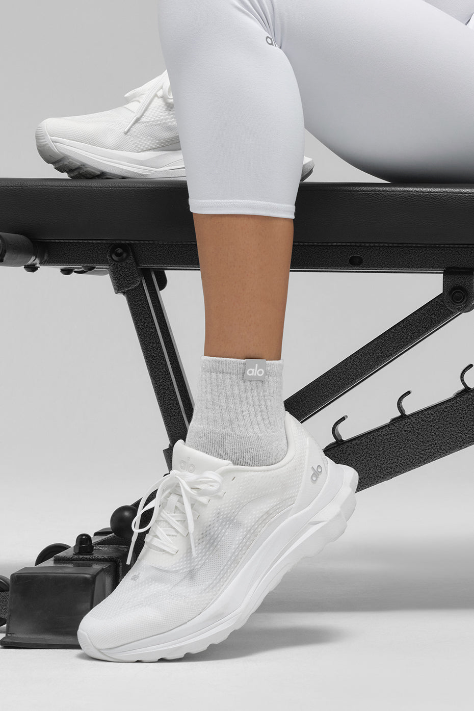 Chaussettes Quarter Crew Street - Athletic Heather Grey