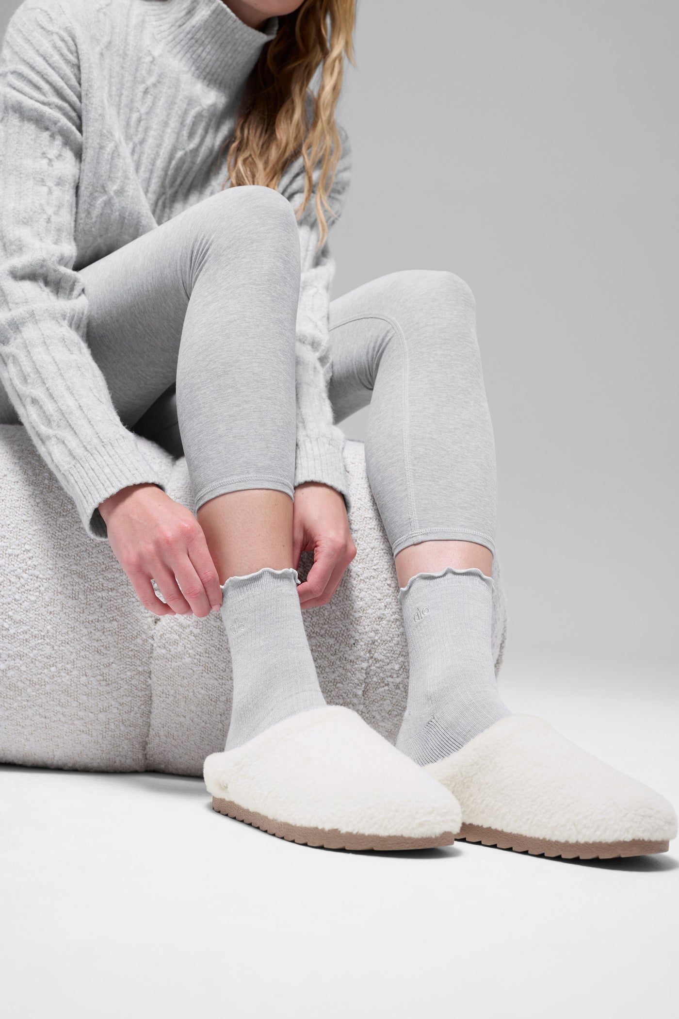 Chaussons Sherpa Recovery - Ivory
