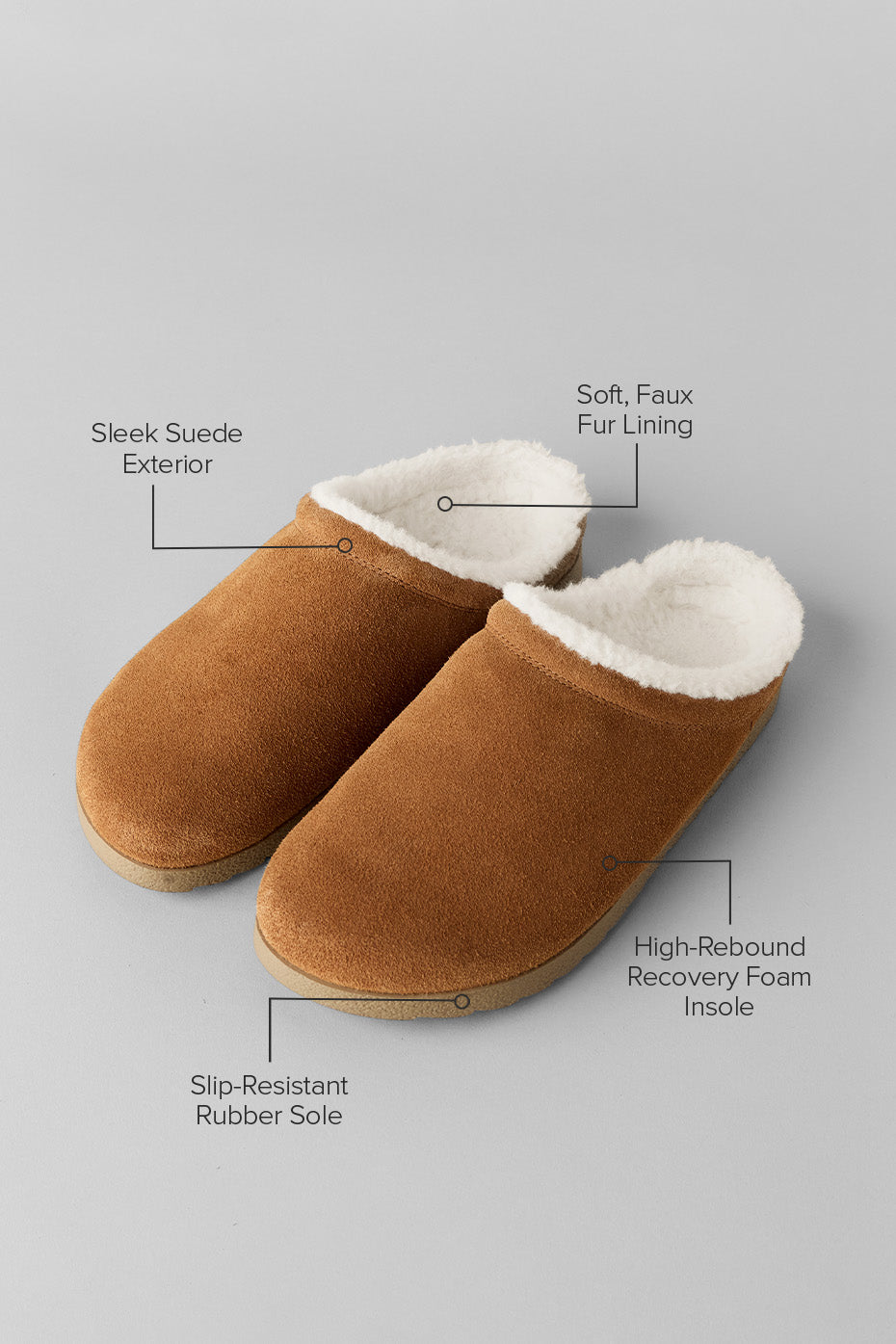 Chaussons Recovery - Saddle/Ivory