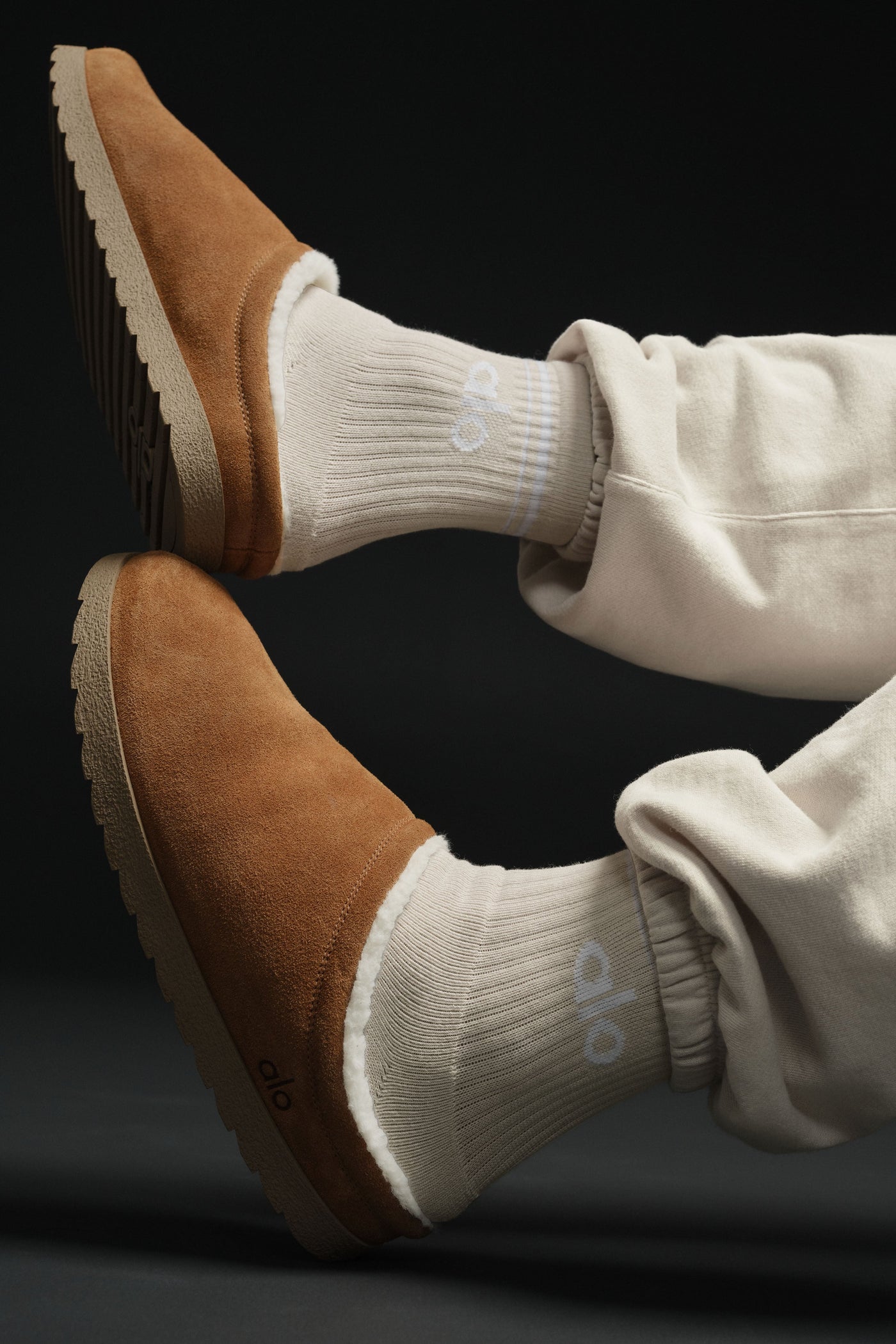 Chaussons Recovery - Saddle/Ivory