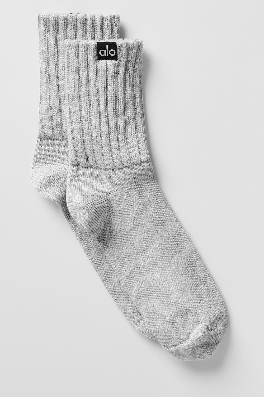 Chaussettes Mi-Hautes Unisexes Scrunch - Athletic Heather Grey