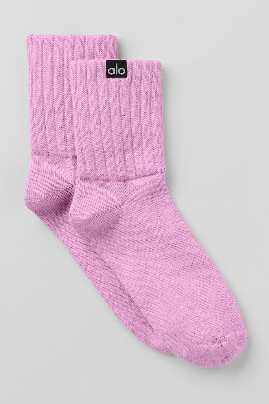 Chaussettes Mi-Hautes Unisexes Scrunch - Candy Heart Pink