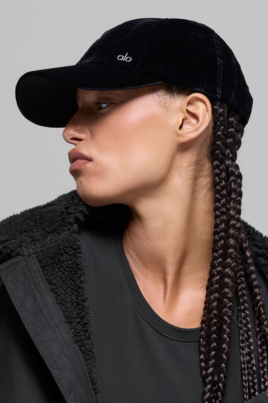 Casquette Off-Duty En Velours - Noir