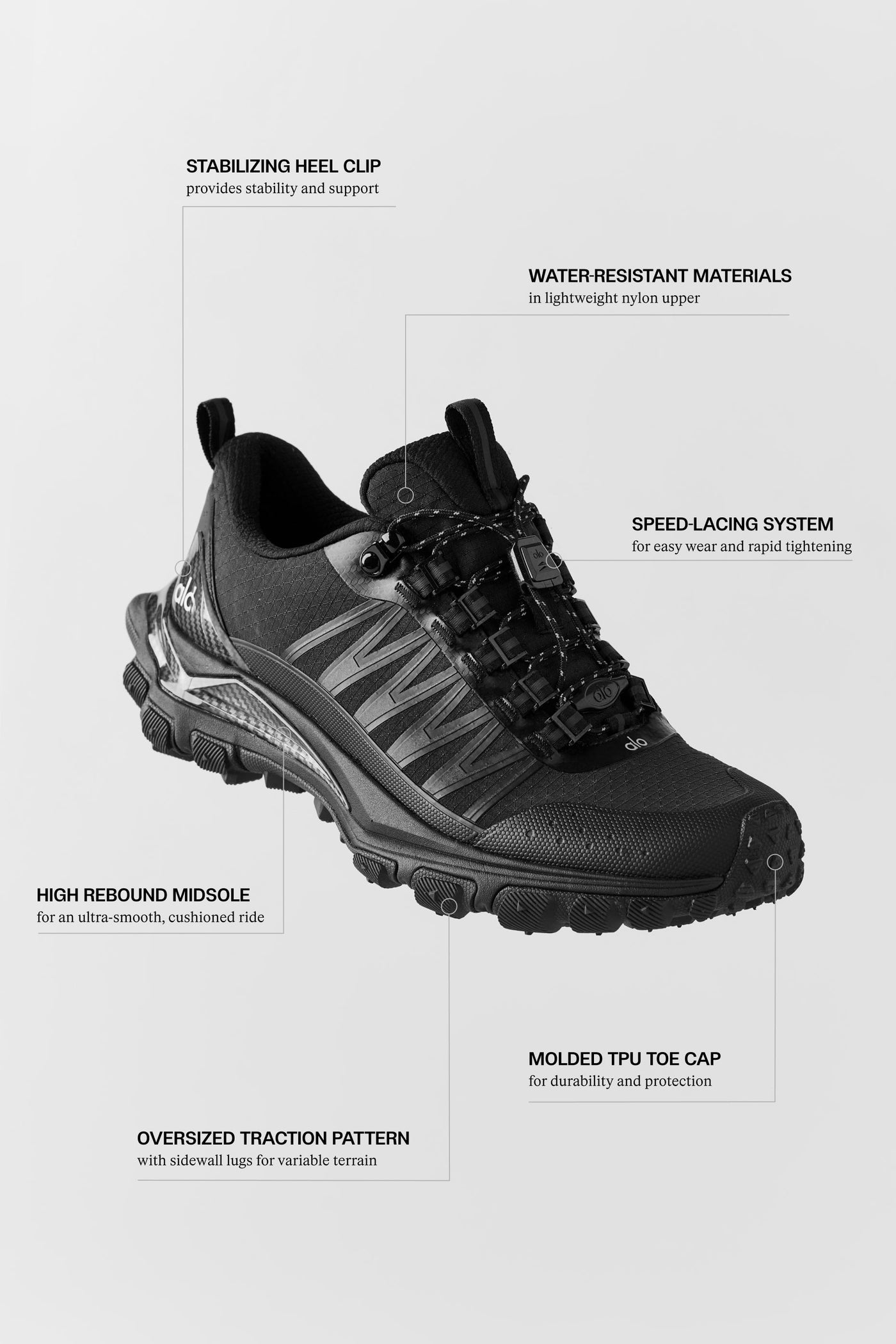 Basket ALO Trail - Noir