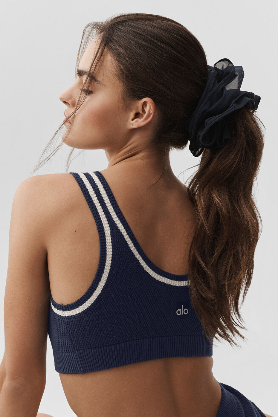Chouchou Oversize Mesh Sweet Nothing - Navy