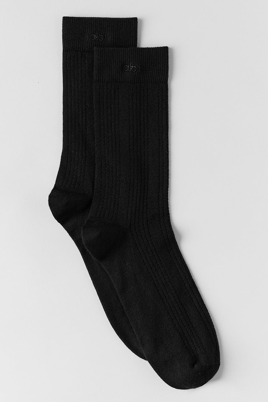Chaussettes En Maille Cachemire - Noir