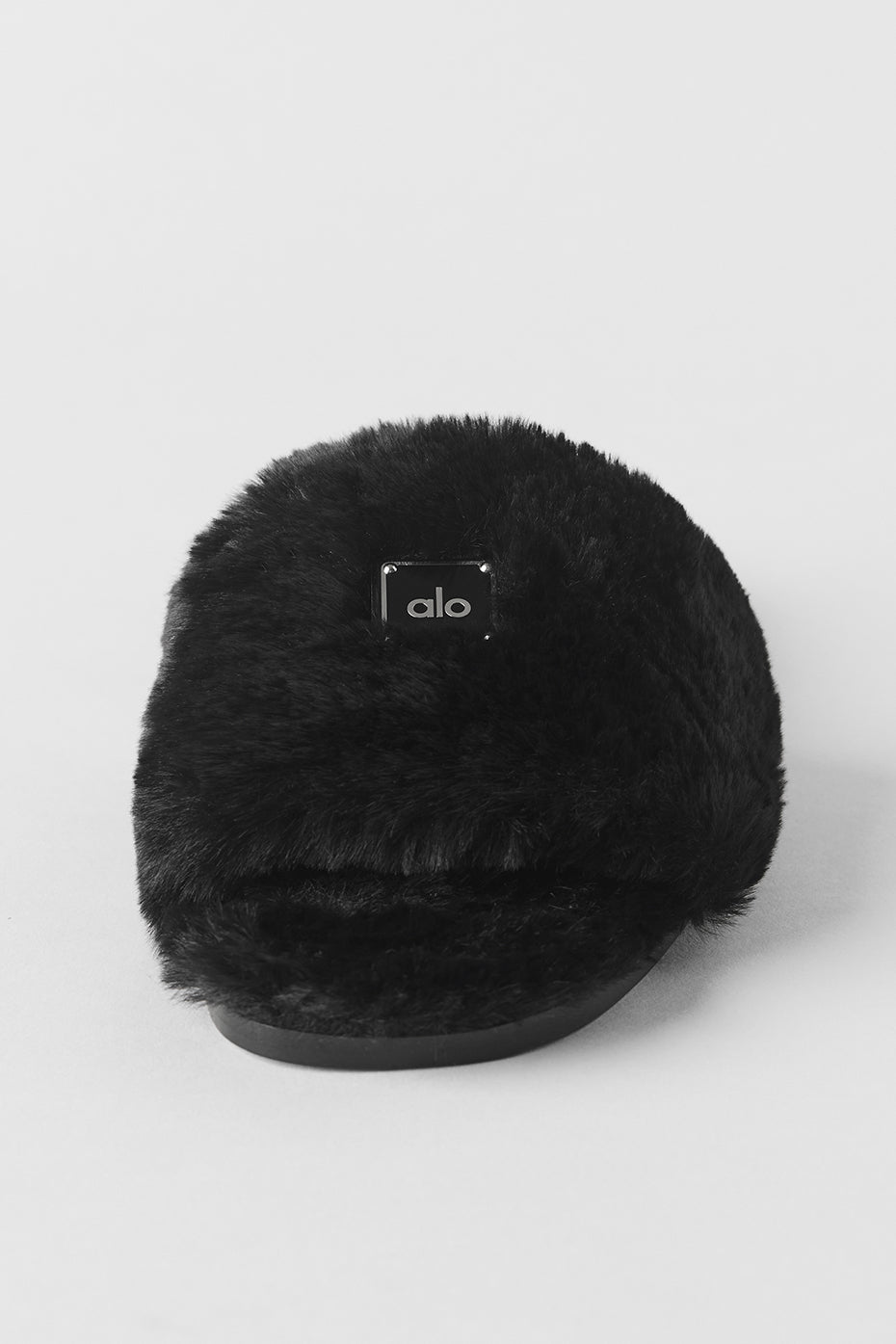 Sandale Fausse Fourrure ALO Classico - Noir